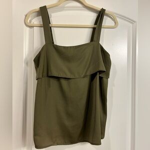 Banana Republic silky bow bank tank top